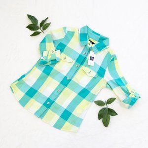 Gapkids Button Down Plaid Shirt